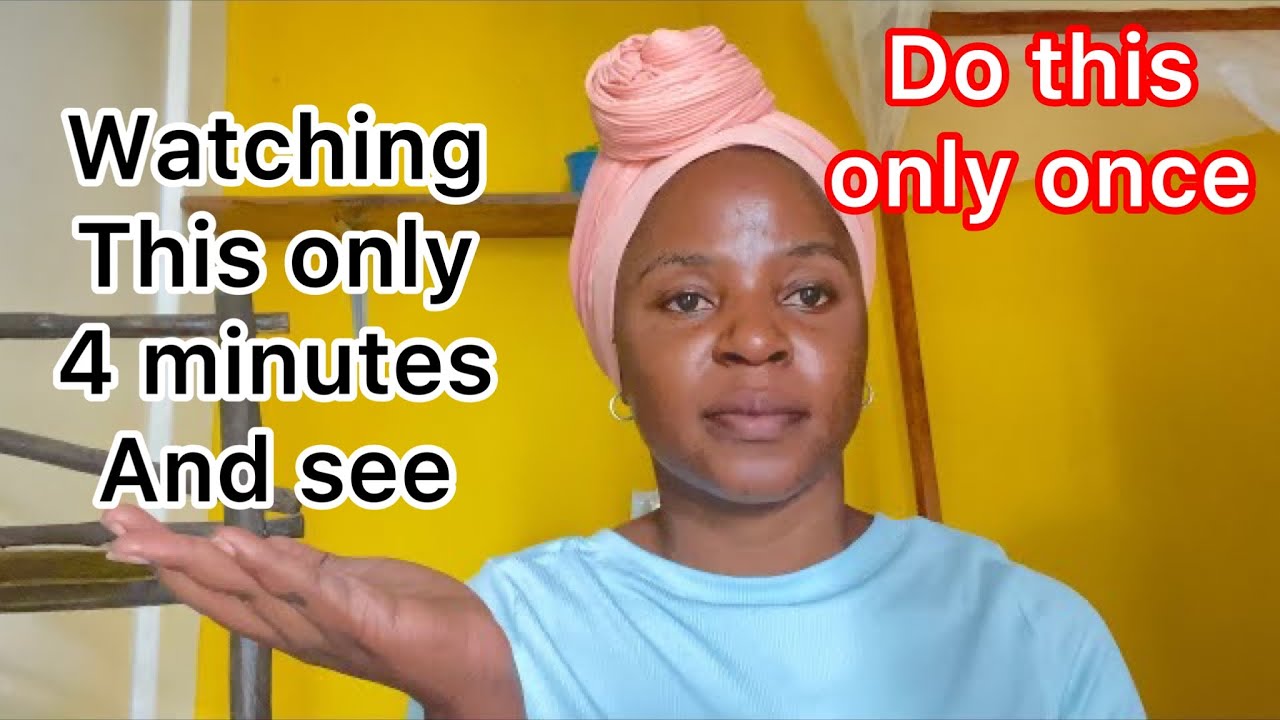 Watch before it’s deleted Do this early morning just once and then