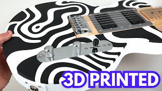 3D Printed Hypnotic Les Paul Swirl Guitar (Full Build)