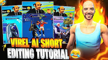 Free Fire Virel Ai Funny 😆 Short Editing Tutorial || Free Fire AI Short Editing Tutorial 💀
