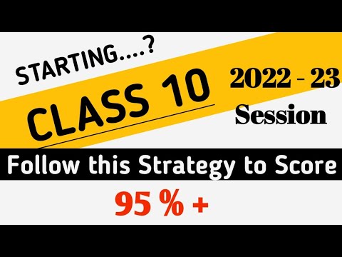 how to score 95 percent in class 10/how to start studying for class ...