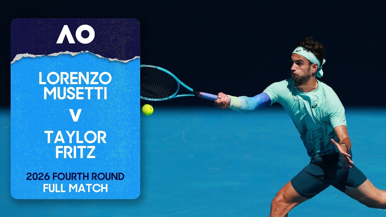 Lorenzo Musetti v Taylor Fritz Full Match | Australian Open 2026 Fourth Round