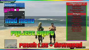 GTA V Mod Menu Project Erupt Patch 1.25 + Download