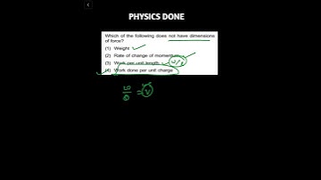 DIMENSIONAL ANALYSIS | UNIT AND DIMENSIONS | ERROR ANALYSIS | CHAPTER 3 #neet #jee  @PHYSICSDONE