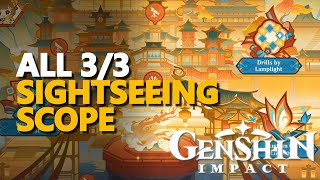 All Sightseeing Scope Genshin Impact