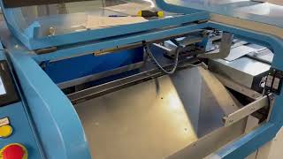 Smyth DX-50 semi-automatic folding and sewing system