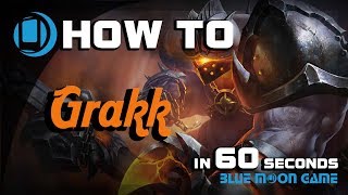 AoV Grakk Hero Guide in 60 sec | Arena of Valor | Blue Moon Game screenshot 5