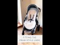 How To Fit Pram Style Sheepskin Liner In Pram Harness Baa Baby