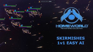 Homeworld Remastered: 1vs1 skirmish Hiigaran against AI (Easy) 2021