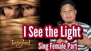 I See the Light - Mandy Moore and Zachary Levi |Karaoke| Male Part Only