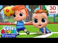 Играем В Футбол всей Семьей🥅⚽| Развивающие Мультики Для Детей | Little Angel Русский