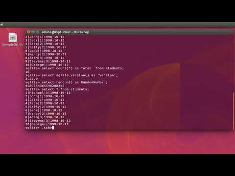 How To Use SQLite Functions On Ubuntu Linux