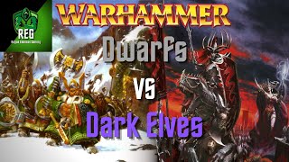 Warhammer Fantasy 6th Edition Battle Report | Dwarfs vs Dark Elves