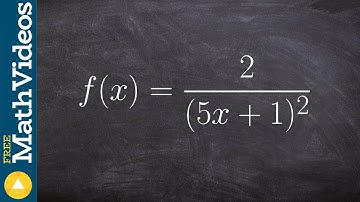 Applying the chain rule using negative exponents to take the derivative