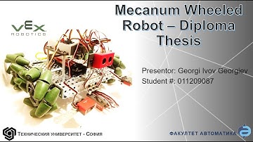 Vex Video Demonstration Mecanum Wheeled Robot