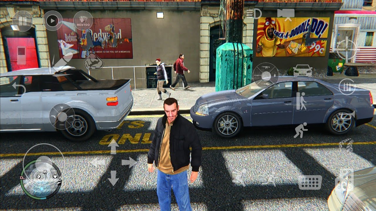 GTA 4 ENB Realistic Graphics Mod Android Gameplay Offline - Winlator Ludashi V2.8.2
