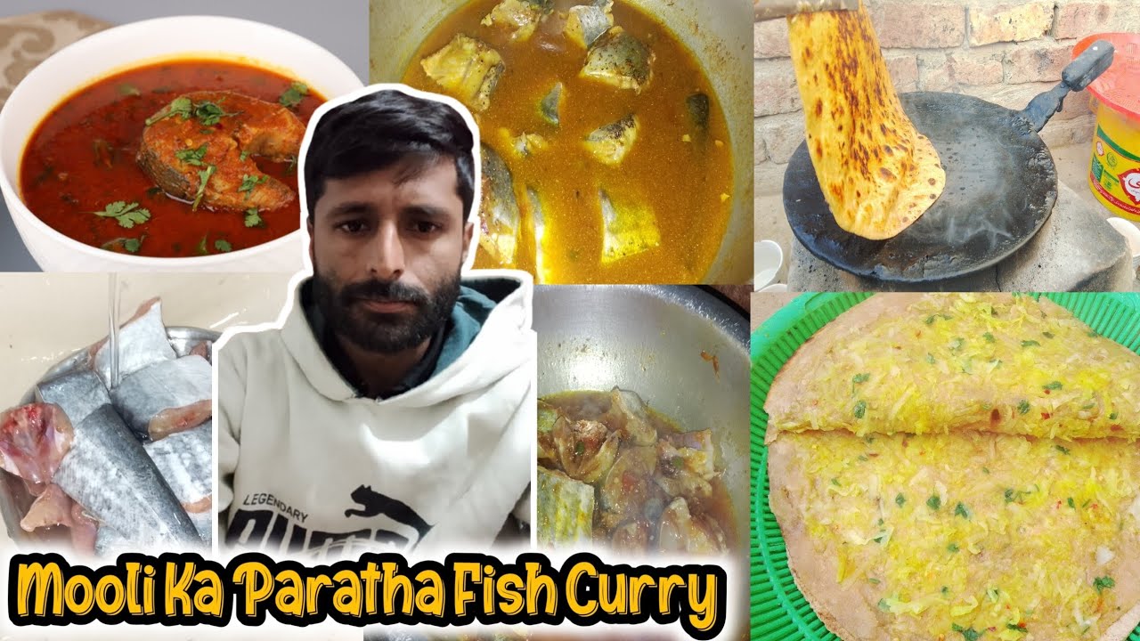 Morning Breakfast  l  Mooli Ka Paratha l Fish Curry Recipe l Zahid Da Kitchen Secrets 