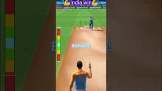 👀🧠👀Bumra boiling in batter bowled#youtubeshorts #cricketshorts #bowling #bowled #gaming #edit