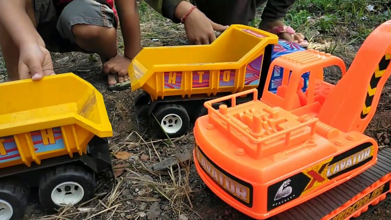  Mainan  Anak  Truk  Tanah Truk  Excavator  Keruk Pasir Truk  