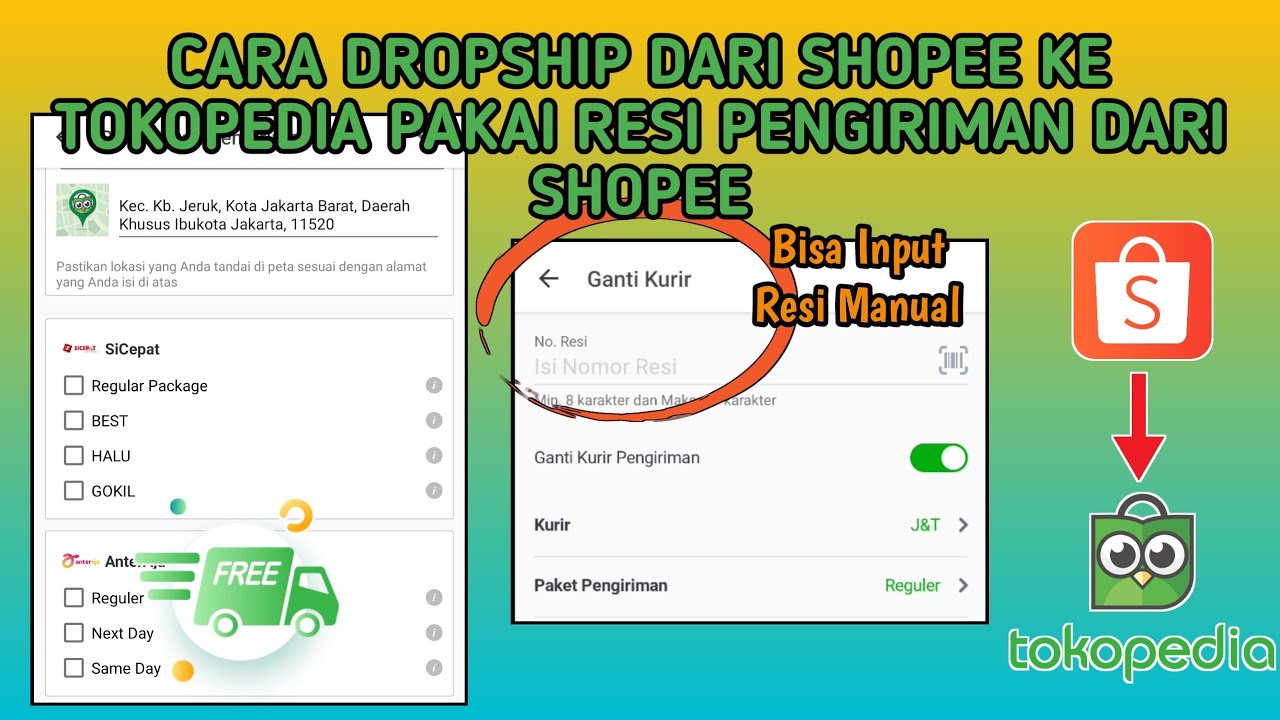 dropship tokopedia dropship tokopedia
