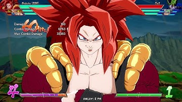 DBFZ SSJ4 GOGETA IS HERE 1 BAR START T.O.D LOOP COMBO