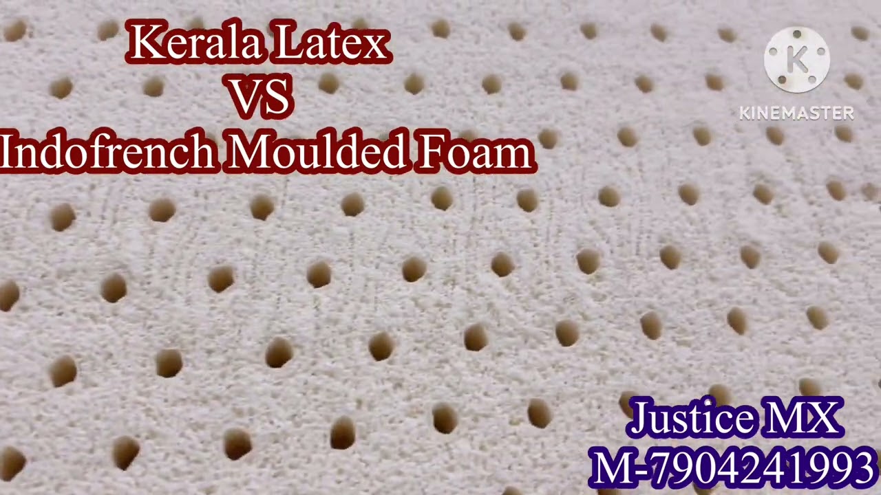 Kerala Slice Latex Vs Indofrench OG Mounded  LATEX FOAM /Soft latex foam 2inch |18