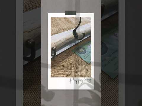 Porte manteau en bois flotté