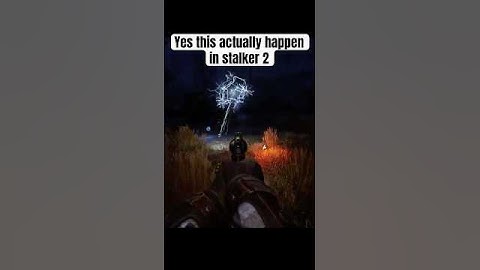 Yes... Stalker 2 Developers actually thought of this too