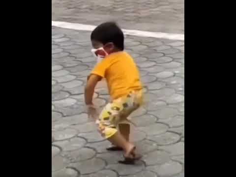 baby dancing on