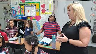 1st Grade Students at RCA Celebrate Achieving Accelerated Reading Goal for 2nd grading period (2023)