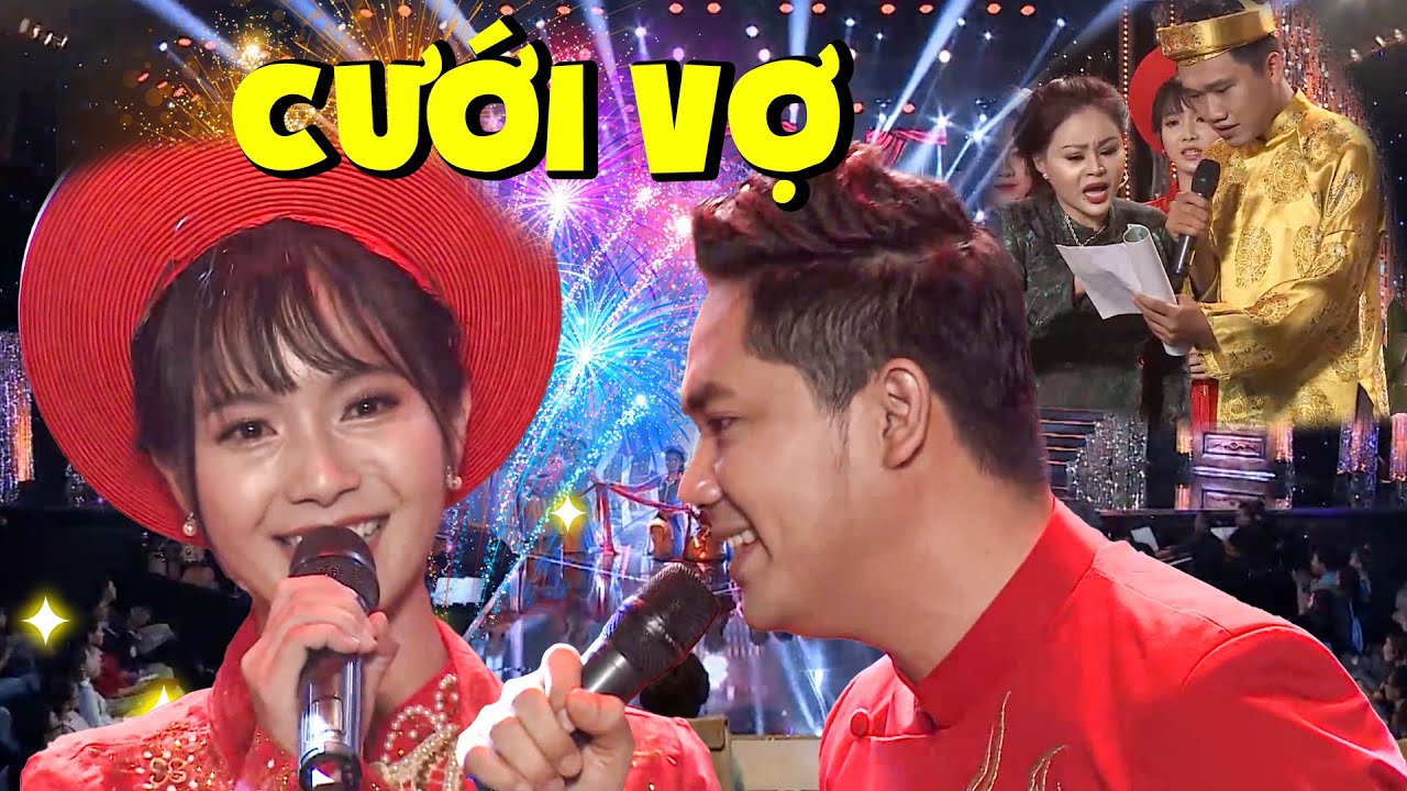 Nam Thần MINH LUÂN và cô vợ trẻ JANG MI kéo nhau lên Sân Khấu Solo BOLERO trong ngày cưới | THVL