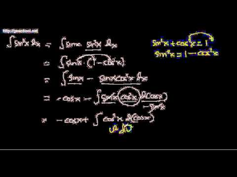 integral sin pangkat 3.flv - YouTube