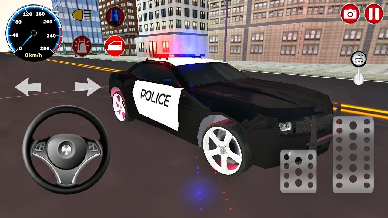 City Police Muscle Car Crazy Parking 3D Game 🚨🚓 - Real Police Car Driving - Android Gameplay