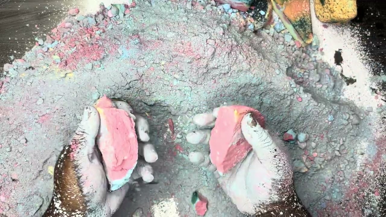 They’re Kinda Ugly.. But So Colorful And Crunchy ✨😅 Reform Gym Chalk ASMR