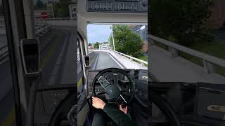MOZA Truck Driving Simulator ETS2 #mozatruckwheel #moza #mozaracing