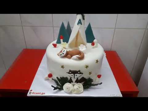 დეკორატიული ტორტი \"მელიები\