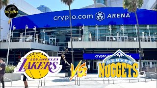 🔴 Live outside Crypto.com Arena - WCF Lakers vs Nuggets - Game 3 | Los Angeles, Ca