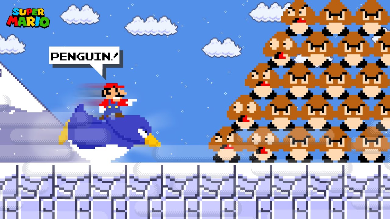 Всё, что говорит Марио, Марио ПОЛУЧАЕТ в Super Mario Bros.!