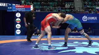 1/8 GR - 87 kg: A. KOMAROV (RUS) v. R. ASSAKALOV (UZB)