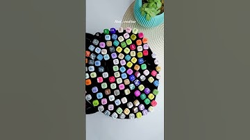 Unboxing_120 alcohol markers from Meesho ✨✨#hoot_creations #meeshohaul #shorts #alcoholmarkers #120