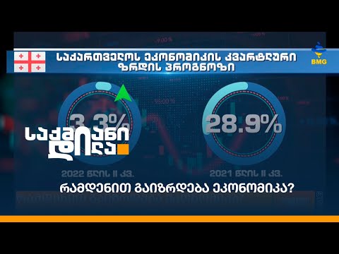 რამდენით გაიზრდება ეკონომიკა?