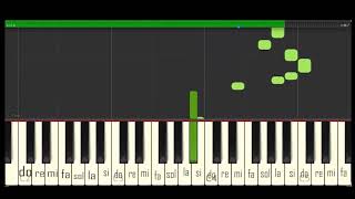 Miniatura de vídeo de "Me vas a extrañar piano acompañamiento tutorial by profe roberto"