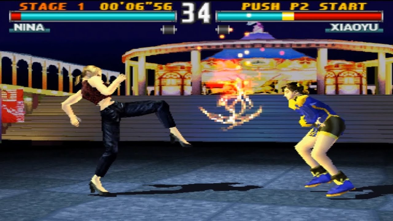 Tekken 3 Nina willaims, Xiaiyu, Julia, Nina , jin, paul, eddie, puma combos Live stream unlimited