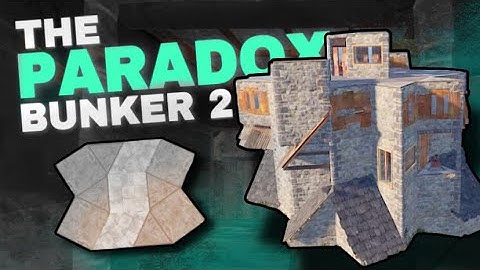 The Paradox 2 | Solo/Duo/Trio DOUBLE BUNKER | Rust Base Build