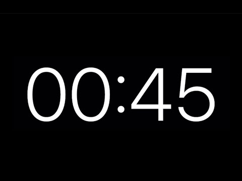 45 second countdown timer : นับเวลาถอยหลัง  45 วินาที