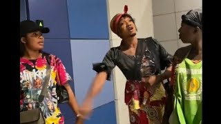 Nurse oye and Akonoba feeling tensed to use the elevator #nurseoye #comedy #foryou #akonoba