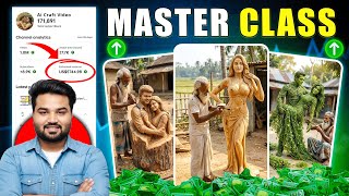 सिर्फ 1 मिनट में Viral AI Wood Craft & Bamboo Art Video बनाओ 🤯 | Wooden Statue AI Video Kaise Banaye screenshot 3