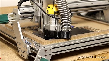 Cutting Carbon Fiber Plate on Probotix Comet CNC Router