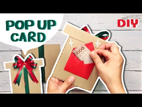 ทำการ์ดอวยพรวันเกิดเซอร์ไพรส์ง่ายๆ (ซ่อนเงินแบบเนียนๆ) | DIY Gift Pop Up Birthday Card