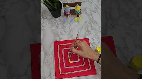 Lippan Art at Home | Step-by-Step Tutorial #lippanart #art #artandcraft #diy #craft 