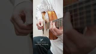 Beautiful guitar licks with double stops.